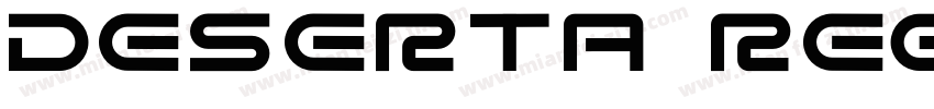 Deserta Regular字体转换
